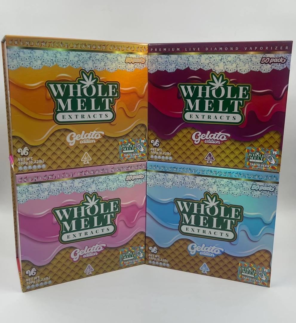 whole-melt-v6-gelato-edition-disposable-vape Whole Melt Extracts V6 Gelato Edition Live Diamond Vaporizers - Image 1
